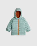 Lightweight Down Hooded Puffer Jacket - US 4859