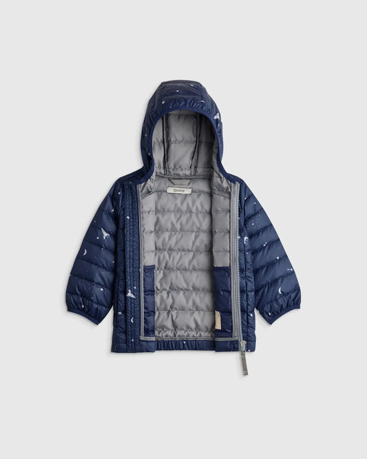 Lightweight Down Hooded Puffer Jacket - US 2103
