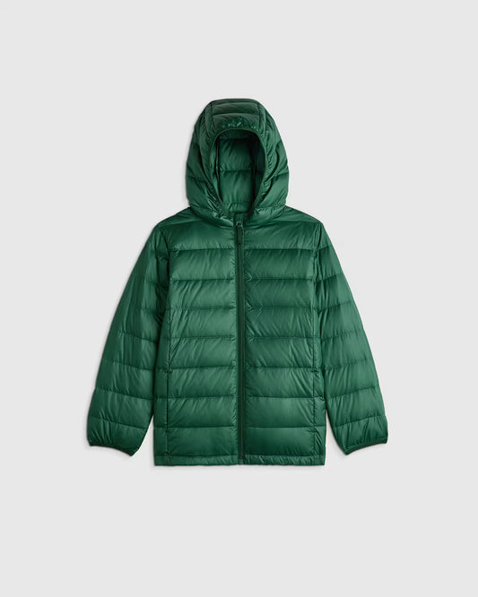 Lightweight Down Hooded Puffer Jacket - US 5922