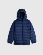 Lightweight Down Hooded Puffer Jacket - US 7064