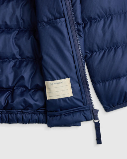 Lightweight Down Hooded Puffer Jacket - US 7064