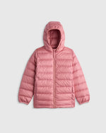 Lightweight Down Hooded Puffer Jacket - US 6058