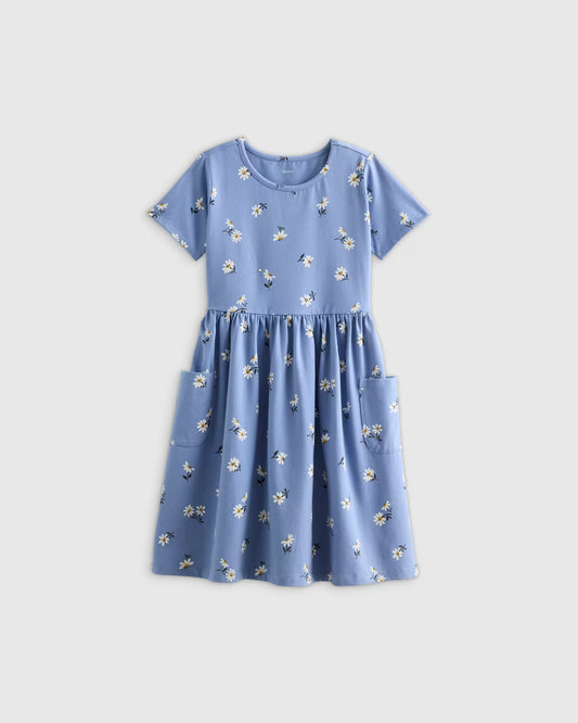 Organic Cotton Fit and Flare Pocket Dress - US 9368