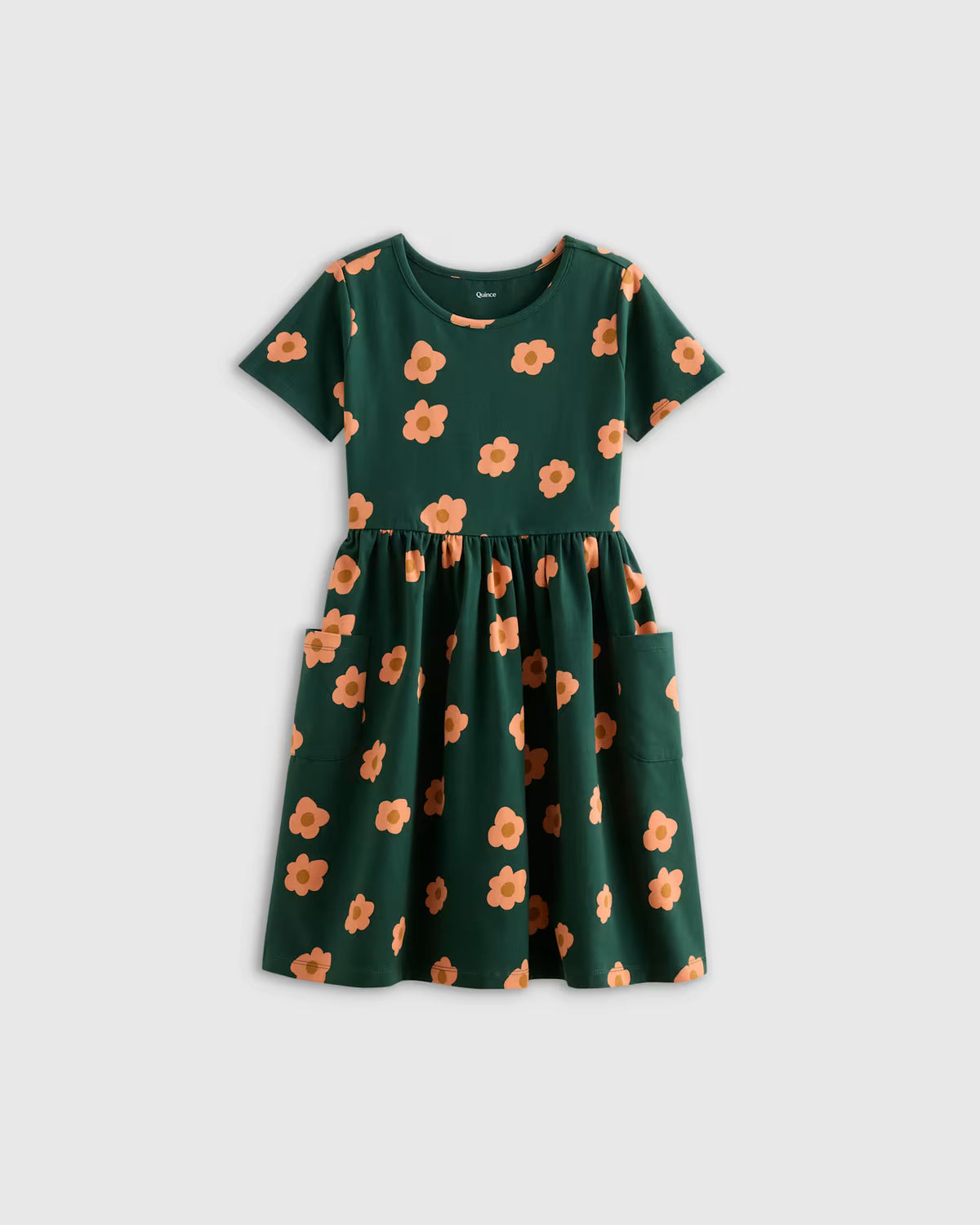 Organic Cotton Fit and Flare Pocket Dress - US 8778