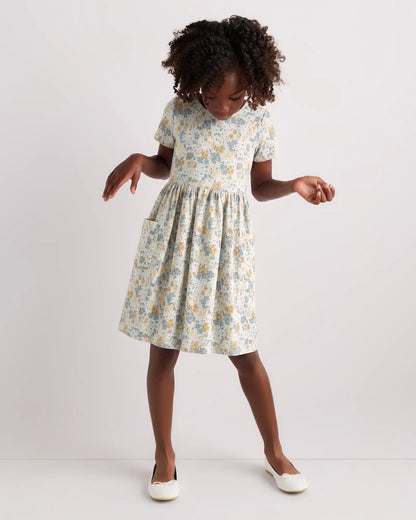 Organic Cotton Fit and Flare Pocket Dress - US 0584