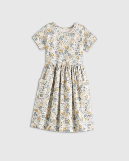 Organic Cotton Fit and Flare Pocket Dress - US 0584