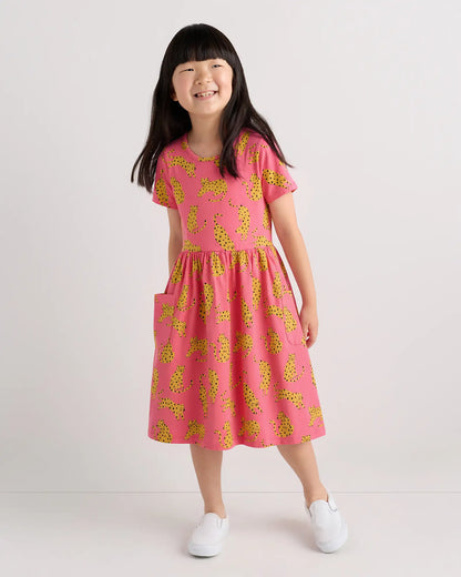 Organic Cotton Fit and Flare Pocket Dress - US 5214