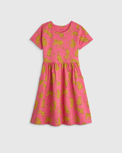 Organic Cotton Fit and Flare Pocket Dress - US 5214