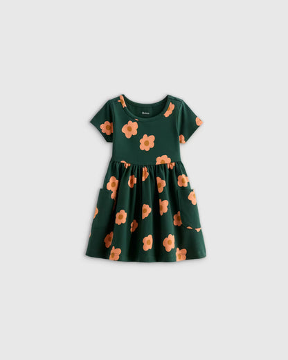 Organic Cotton Fit and Flare Pocket Dress - US 4960