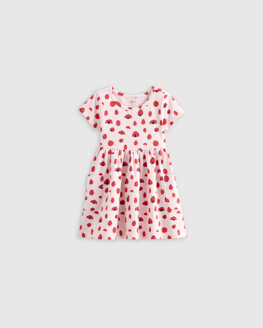 Organic Cotton Fit and Flare Pocket Dress - US 6672