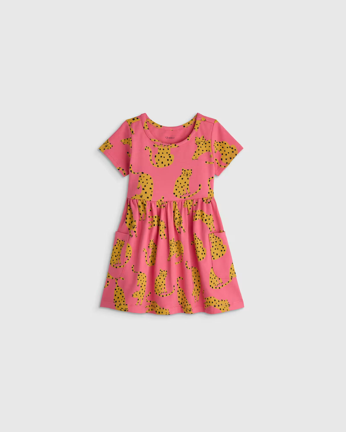 Organic Cotton Fit and Flare Pocket Dress - US 8047