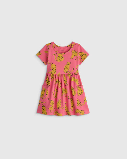 Organic Cotton Fit and Flare Pocket Dress - US 8047