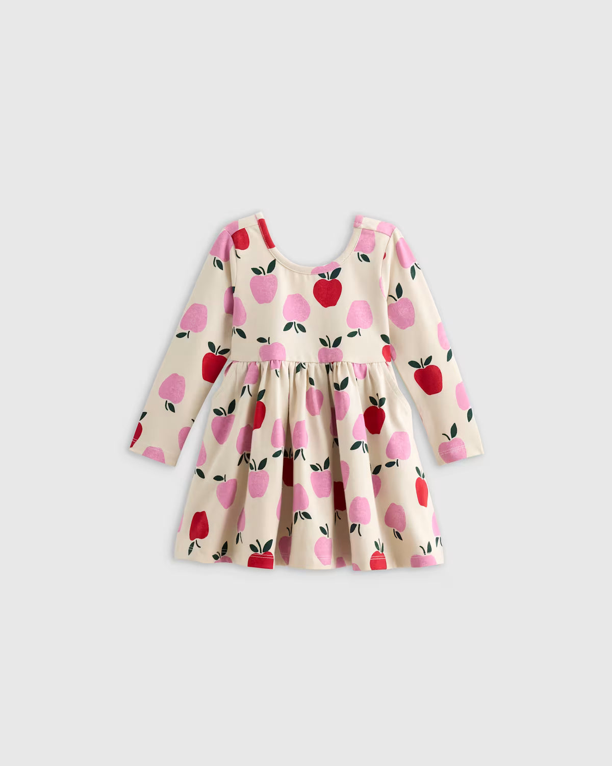 Organic Cotton Long Sleeve Skater Dress - US 0738