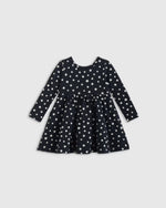 Organic Cotton Long Sleeve Skater Dress - US 5788