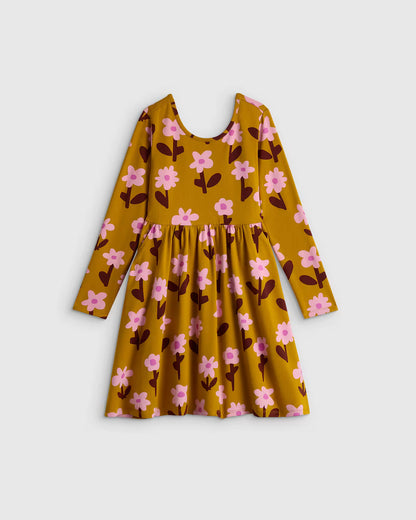 Organic Cotton Long Sleeve Skater Dress - US 4690
