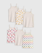 100% Organic Cotton Cami 6-Pack - US 3710