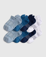 Kids Organic Cotton Ankle Socks 8-Pack - US 6141