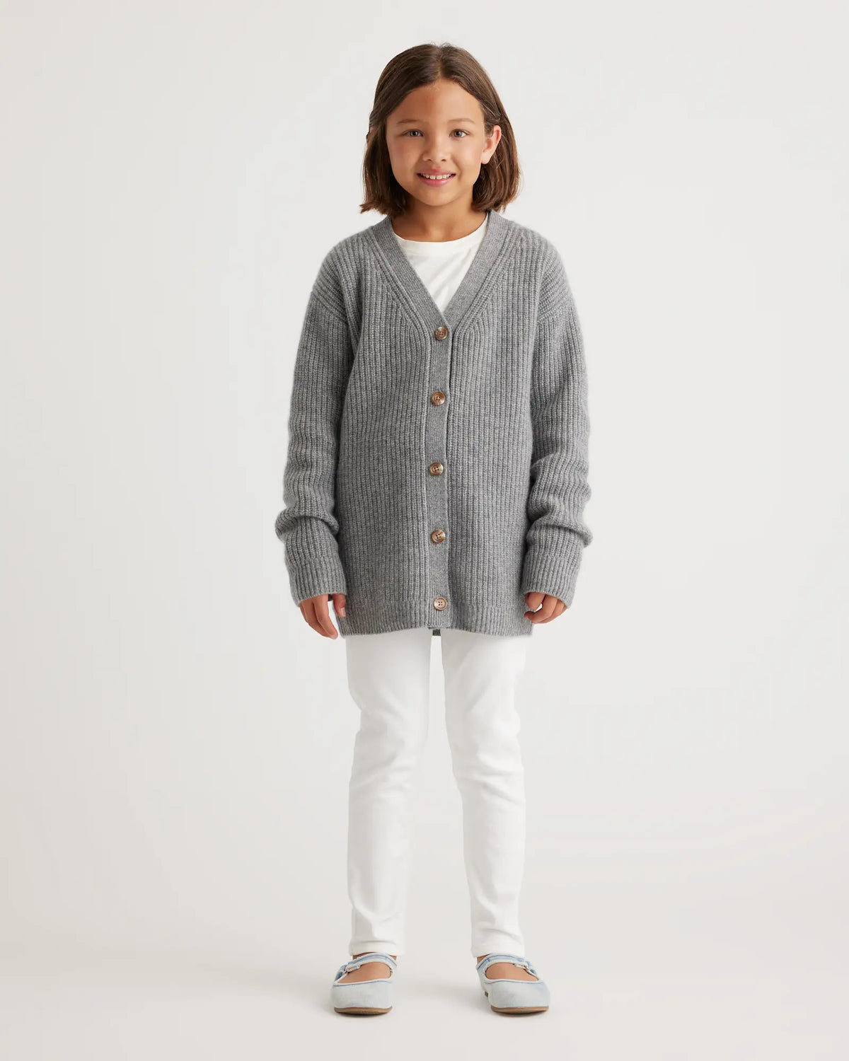 Washable Cashmere Oversized Fisherman Cardigan - US 7537