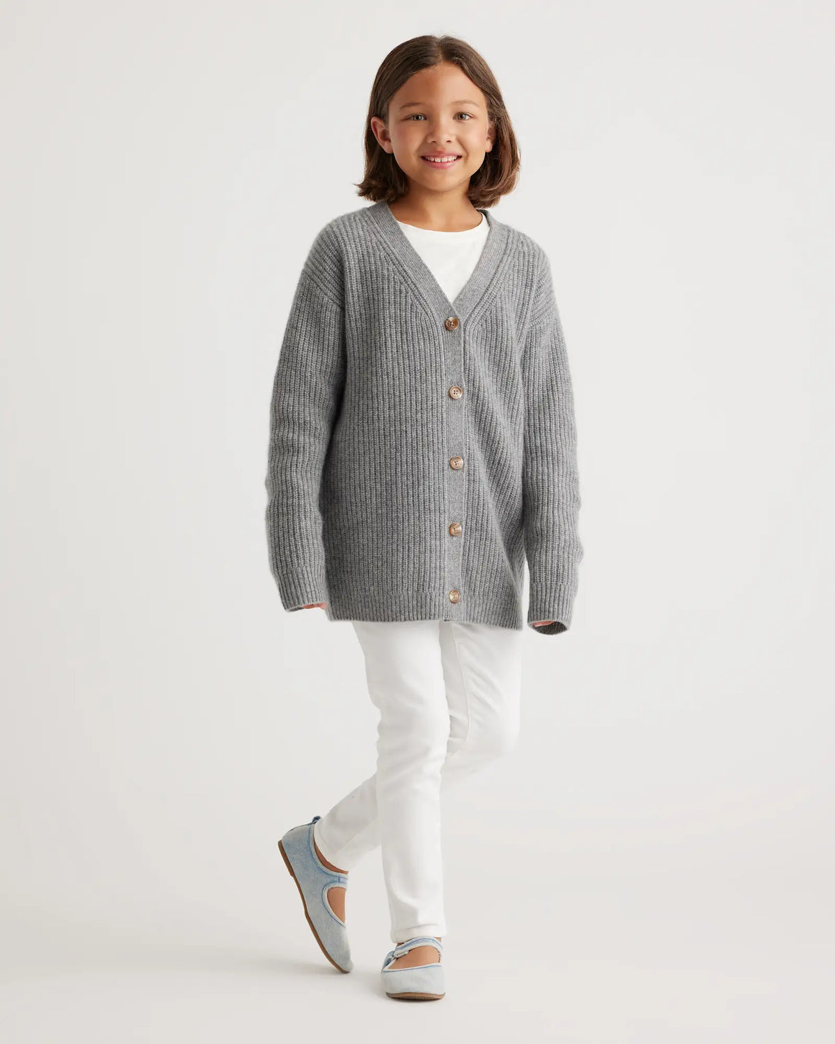 Washable Cashmere Oversized Fisherman Cardigan - US 7537
