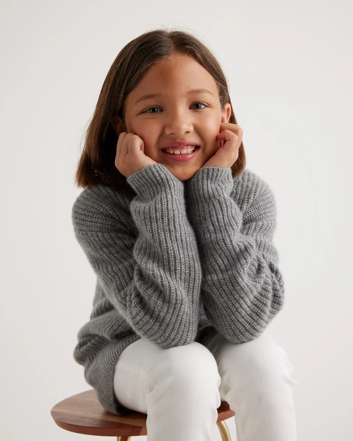 Washable Cashmere Oversized Fisherman Cardigan - US 7537
