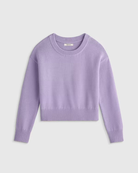 100% Organic Cotton Crewneck Sweater - US 5803