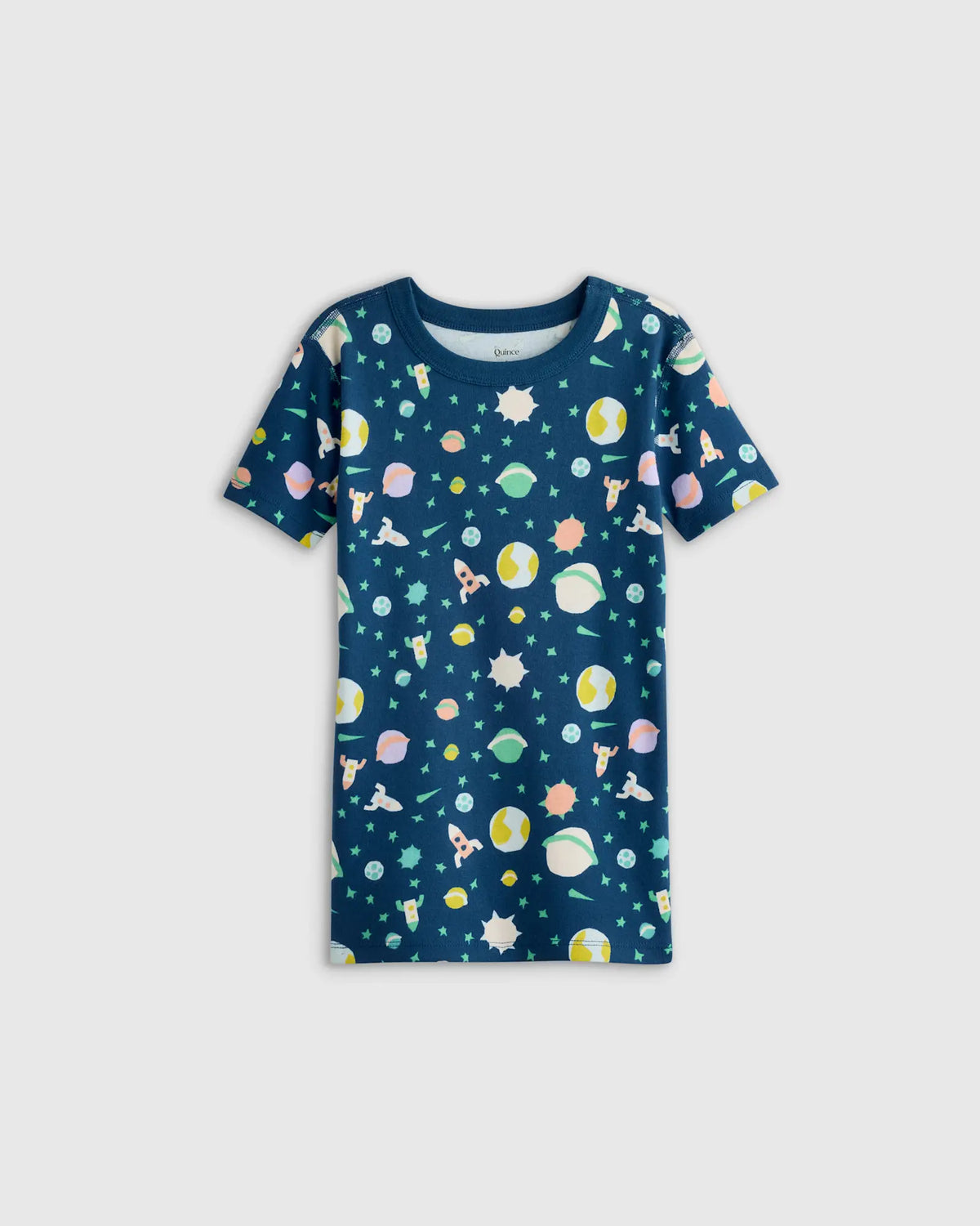 100% Organic Cotton Short Sleeve and Shorts Pajama Set - US 4803