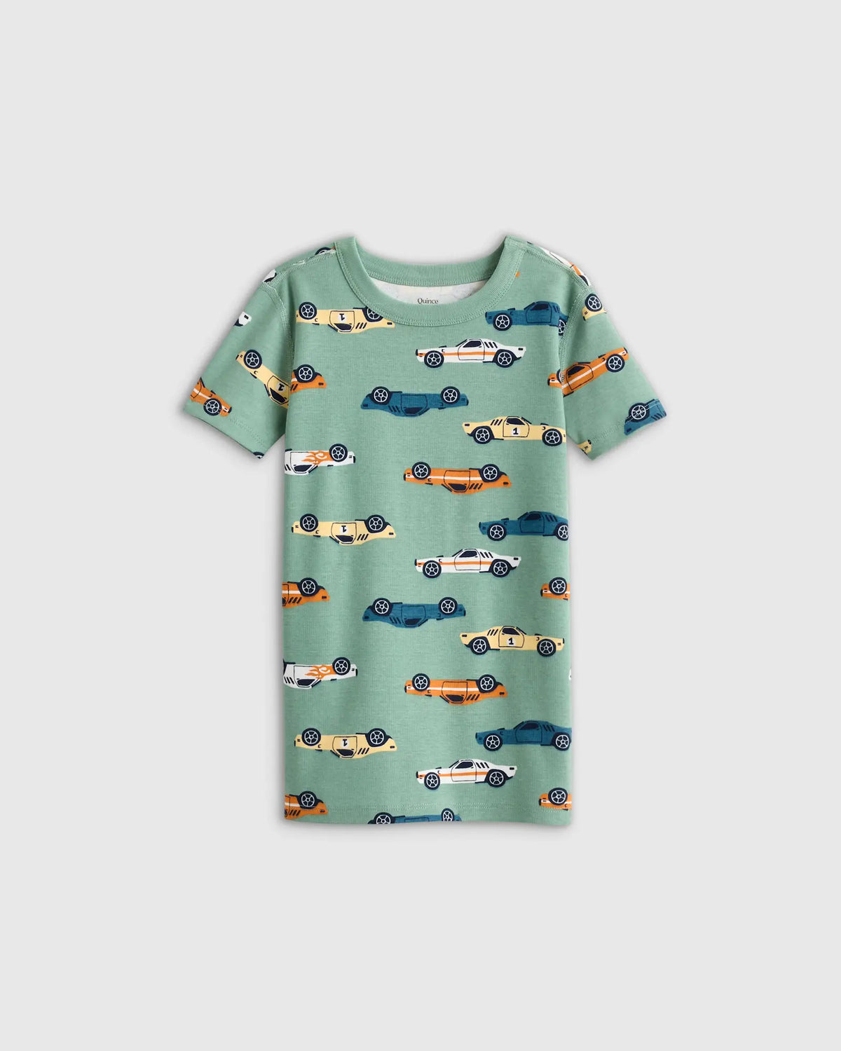 100% Organic Cotton Short Sleeve and Shorts Pajama Set - US 7097