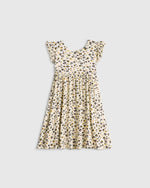 Bamboo Short Sleeve Flutter Twirl Dress - US 6773