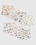 Boys 100% Organic Cotton Boxer Brief 7-Pack - US 4394