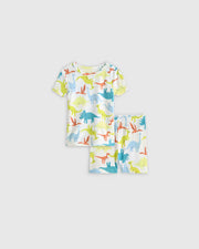 Bamboo Short Sleeve and Shorts Pajama Set - US 7789