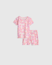 Bamboo Short Sleeve and Shorts Pajama Set - US 2181