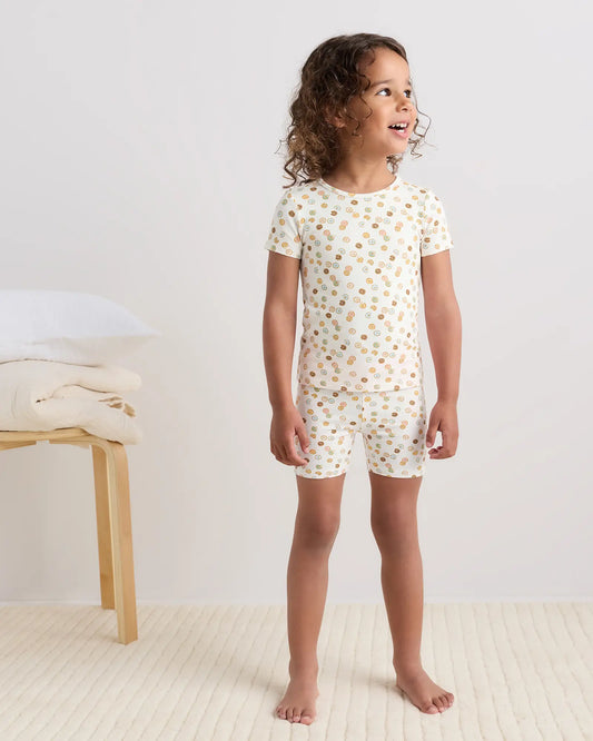 Bamboo Short Sleeve and Shorts Pajama Set - US 5274