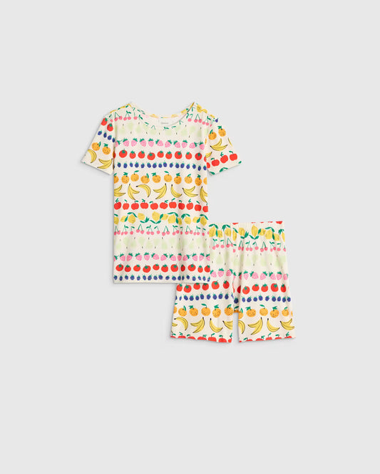 Bamboo Short Sleeve and Shorts Pajama Set - US 4702