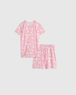 Bamboo Short Sleeve and Shorts Pajama Set - US 8092