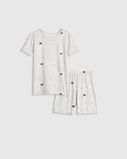 Bamboo Short Sleeve and Shorts Pajama Set - US 5157