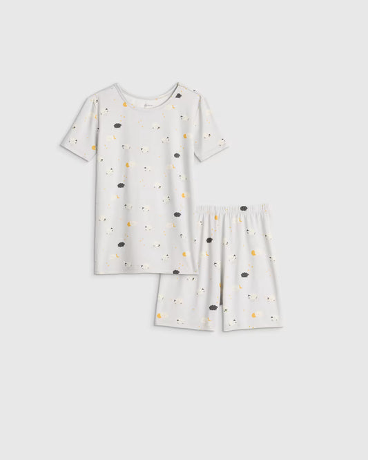 Bamboo Short Sleeve and Shorts Pajama Set - US 5157