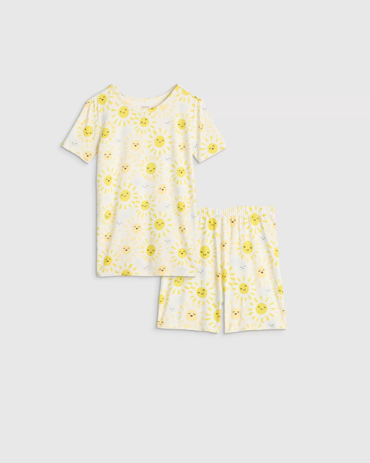 Bamboo Short Sleeve and Shorts Pajama Set - US 6278