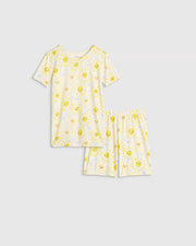 Bamboo Short Sleeve and Shorts Pajama Set - US 6278