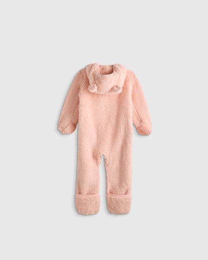 Recycled Sherpa Fleece Baby Bear Bunting - US 3263