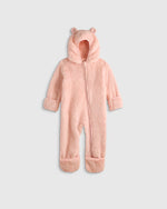 Recycled Sherpa Fleece Baby Bear Bunting - US 3263