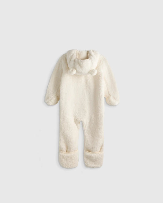 Recycled Sherpa Fleece Baby Bear Bunting - US 5429