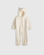 Recycled Sherpa Fleece Baby Bear Bunting - US 5429