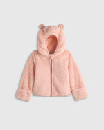 Recycled Sherpa Fleece Bear Hood Jacket - US 9315