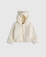 Recycled Sherpa Fleece Bear Hood Jacket - US 6671