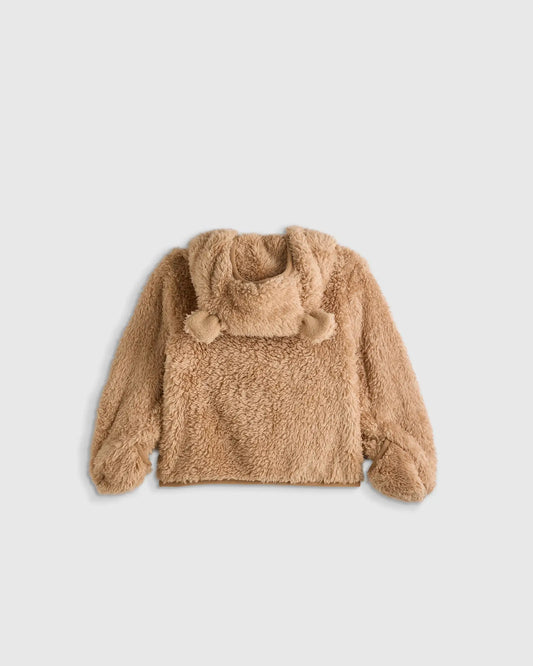 Recycled Sherpa Fleece Bear Hood Jacket - US 8540