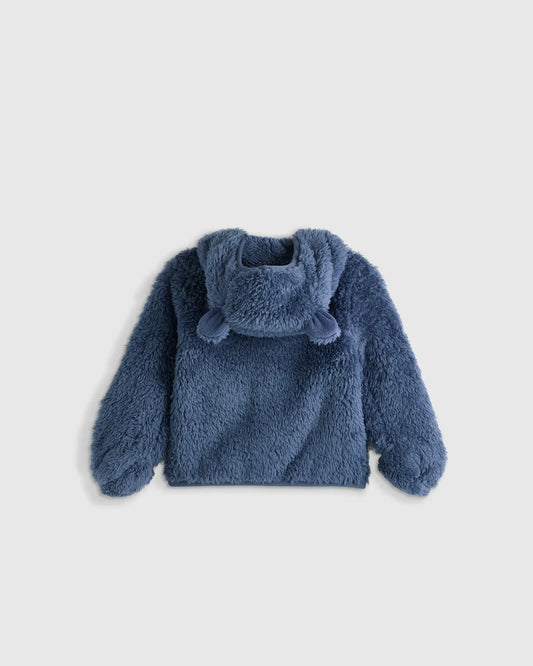 Recycled Sherpa Fleece Bear Hood Jacket - US 1787