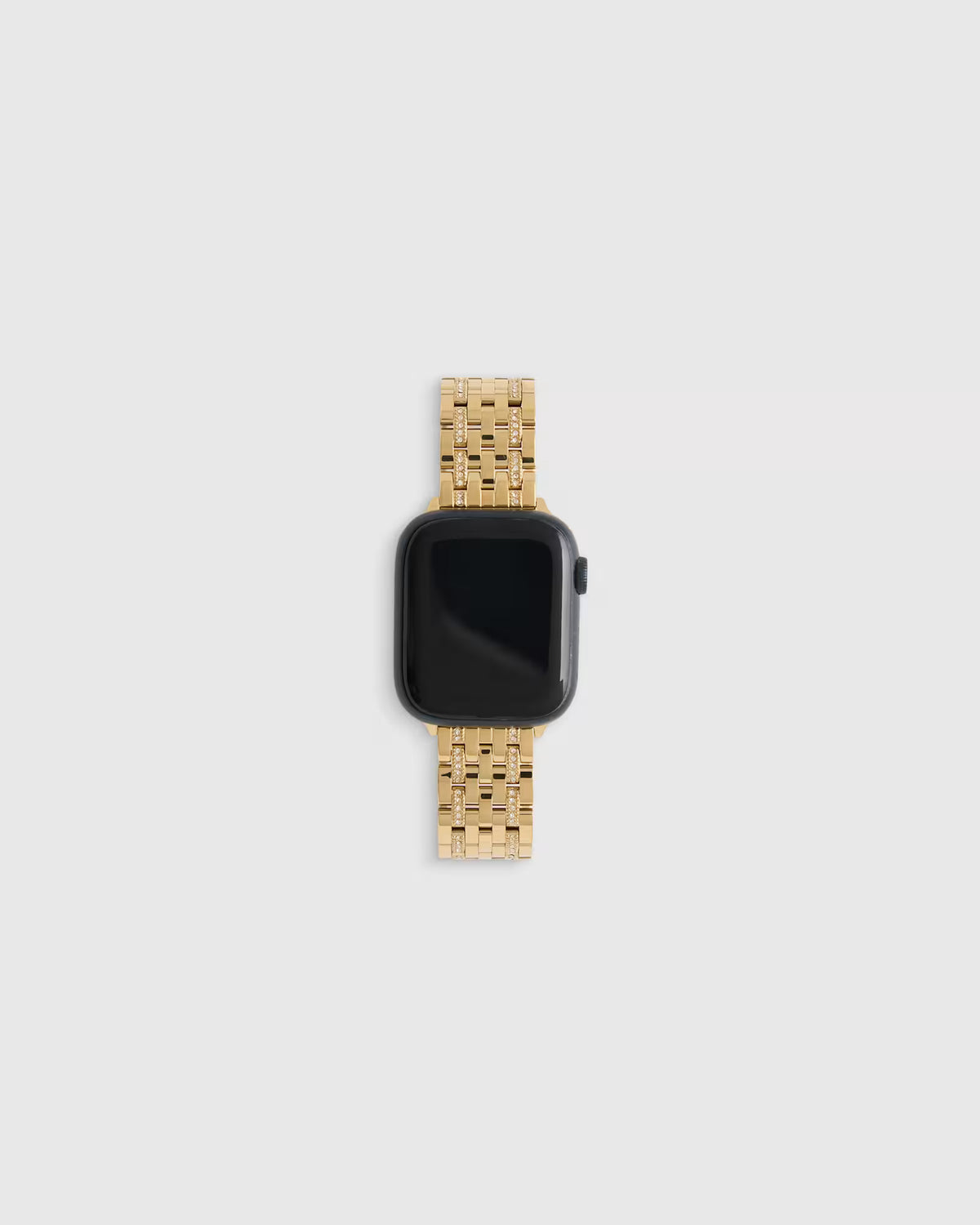 Stainless Steel & Pave Bracelet Smartwatch Band - US 8611