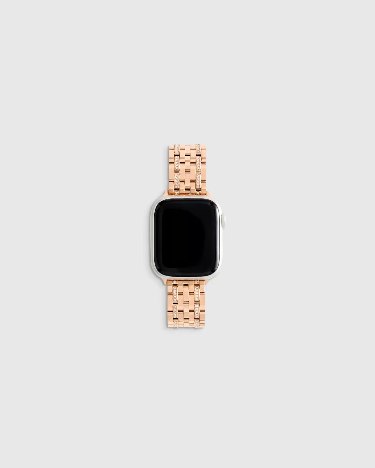 Stainless Steel & Pave Bracelet Smartwatch Band - US 4322