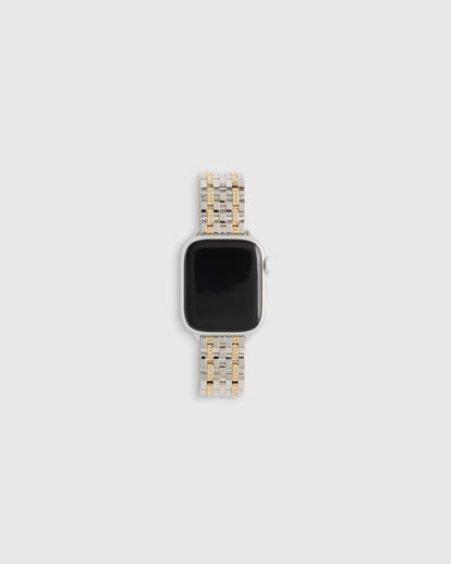 Stainless Steel & Pave Bracelet Smartwatch Band - US 9609