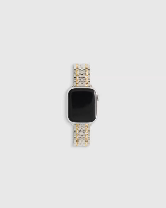 Stainless Steel & Pave Bracelet Smartwatch Band - US 9609
